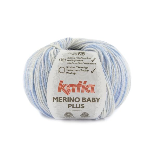 Merino Baby Plus 106 Blauw-steengrijs