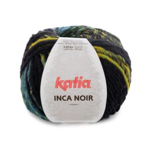 Inca Noir 351 Groenblauw-zwart