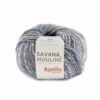Savana Mouliné 207 Beige-lila-lichtblauw