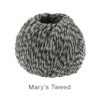 Mary's Tweed 015 Antraciet/lichtgrijs