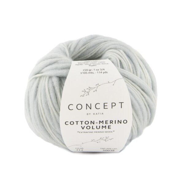 Cotton Merino Volume 212 Zeer Lichtblauw