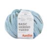 Basic Merino Tweed 407 Hemels-blauw-blauw-bruin-beige