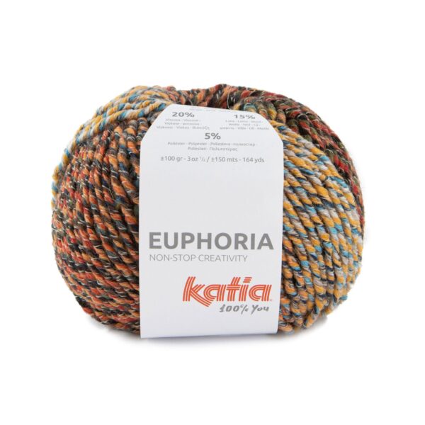 Euphoria 503 Rood-blauw-oranje-bruin